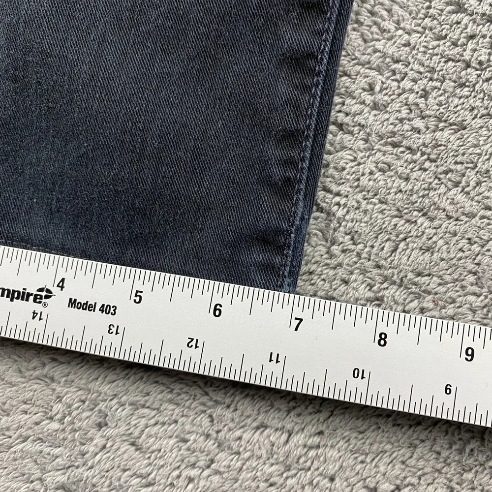 Levis 511 Slim Fit Straight Leg Jeans Mens 32x27 Black Low Rise‎